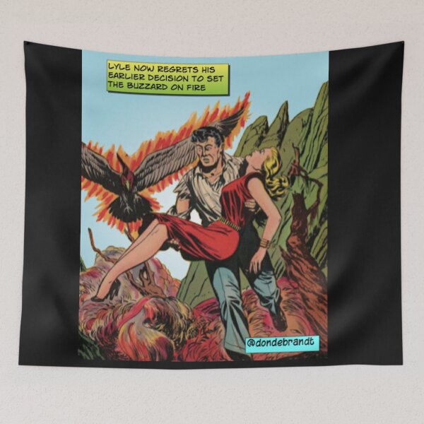 Item preview, Buzzard on Fire designed and sold by Absurdo!.