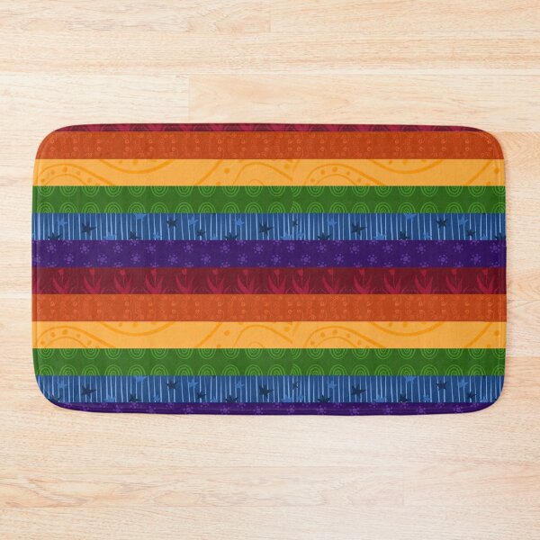 Item preview, Pride flag collage patterns designed and sold by Wigley Lines Studio.