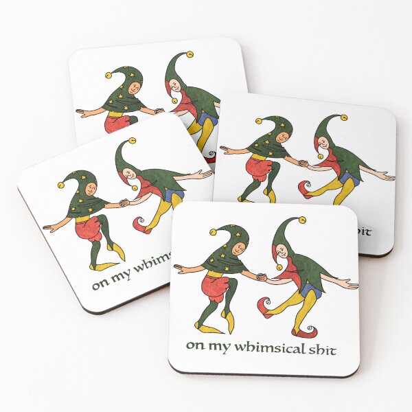 Item preview, Whimsical fools; green, red, and yellow designed and sold by annaguerra.