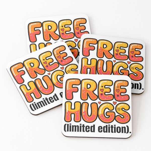 Item preview, Retro Free Hugs Limited Edition Bubble Art designed and sold by maplesoulkiller.