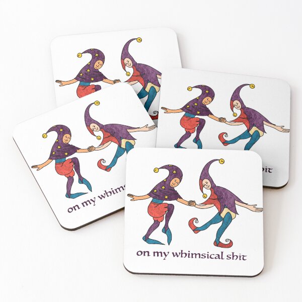 Item preview, Whimsical fools; purple, red, and blue designed and sold by annaguerra.