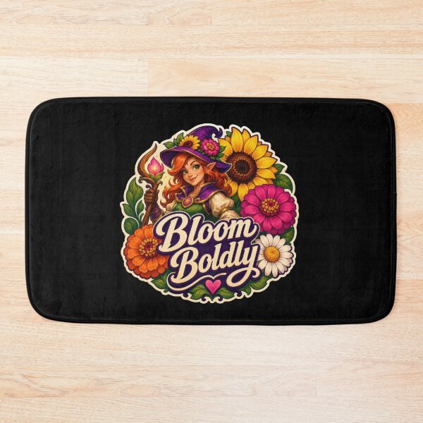 Item preview, Bloom Boldly Flower Witch Fantasy Garden Sticker designed and sold by Sketchlegacy.