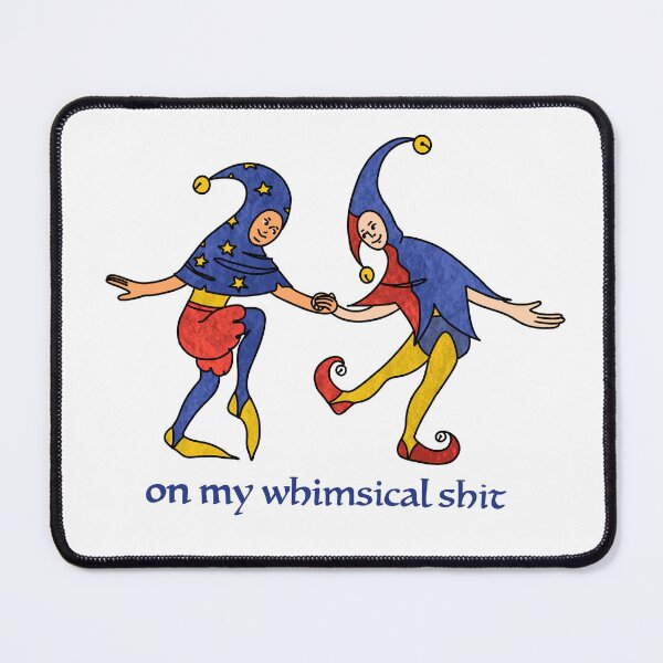 Item preview, Whimsical fools; blue, red, and yellow designed and sold by annaguerra.