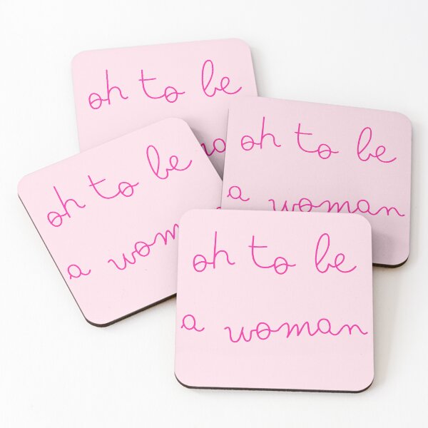 Item preview, Oh To Be a Woman – Minimal Feminine Typography Design  designed and sold by KleanGirlAesthetics.