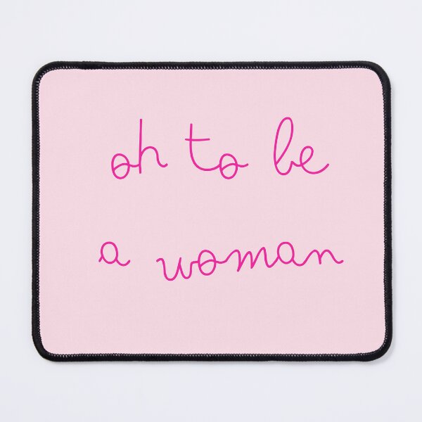 Item preview, Oh To Be a Woman – Minimal Feminine Typography Design designed and sold by KleanGirlAesthetics.
