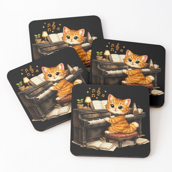 Item preview, Piano Cat Vintage Meme Graphic designed and sold by Wild Horizon Studio.