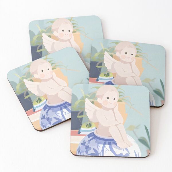 Item preview, Kawaii style little angel vibes designed and sold by WildLadyWood.