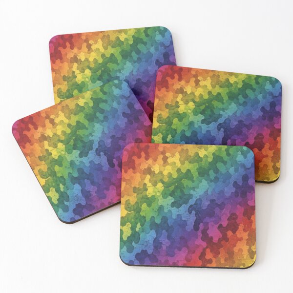 Item preview, Vibrant Rainbow Camouflage Pattern designed and sold by Swanny's Custom T-shirt and Gift Designs.