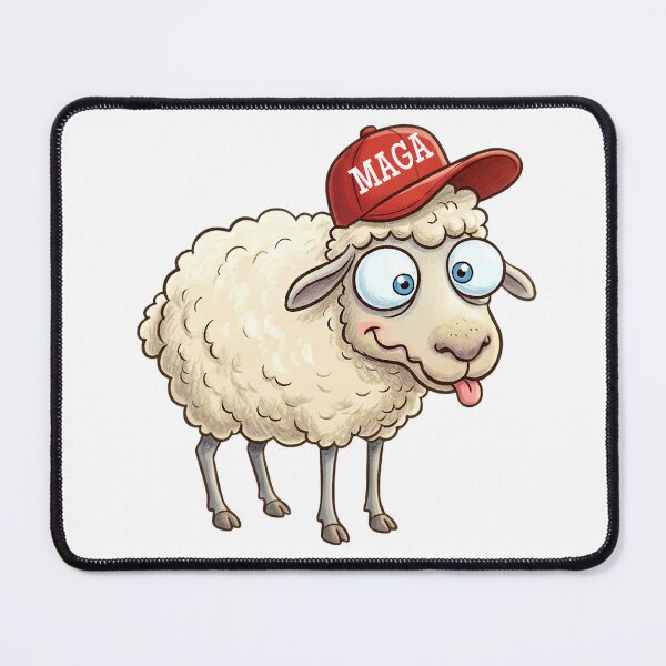 Item preview, Funny Anti Trump MAGA Cult of Sheep Democrat Political Humor designed and sold by BuyShirtsOnline.