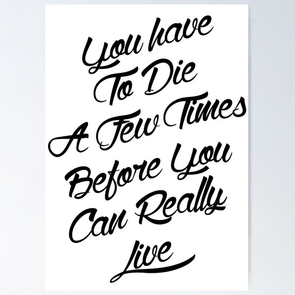 Item preview, have 2 die b4 rlly live designed and sold by ps-tees.