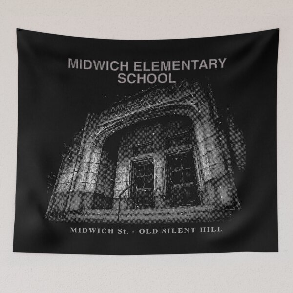 Item preview, Midwich Elementary School Silent Hill designed and sold by Power Up Prints.