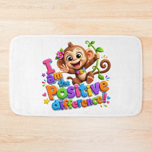 Item preview, The Positive Difference Monkey designed and sold by BlissBlvdShop.