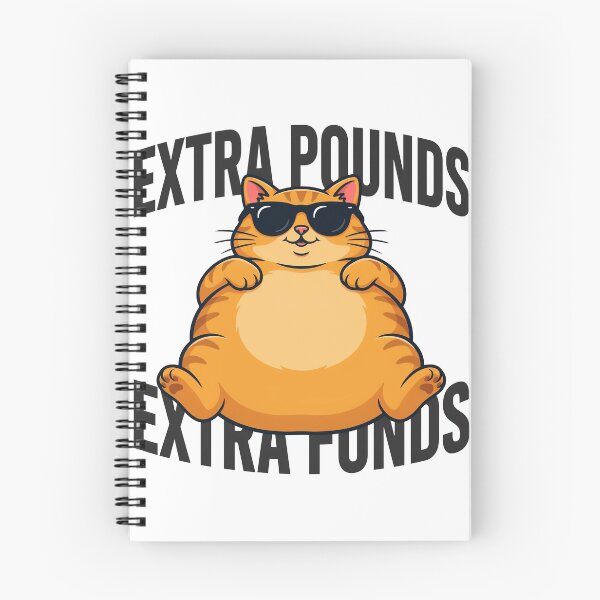Item preview, Extra Pounds Extra funds Funny cat  designed and sold by Patrinonova.