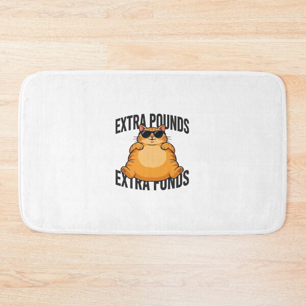 Item preview, Extra Pounds Extra funds Funny cat  designed and sold by Patrinonova.