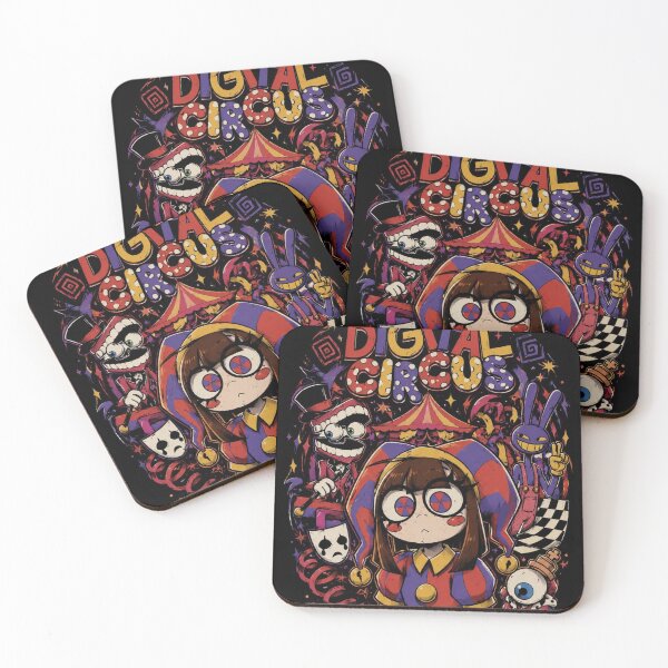 Item preview, Glitch Carnival Jester | Creepy Cute Retro Circus Game Art Inspired by The Amazing Digital Circus designed and sold by bipsybutton.