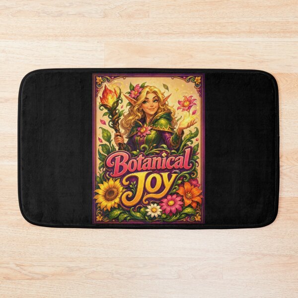 Item preview, Botanical Joy Fantasy Floral Elf Garden Art  designed and sold by Sketchlegacy.