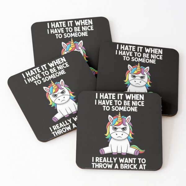 Item preview, Unicorn Mood: Forced Niceness designed and sold by Johnnies.
