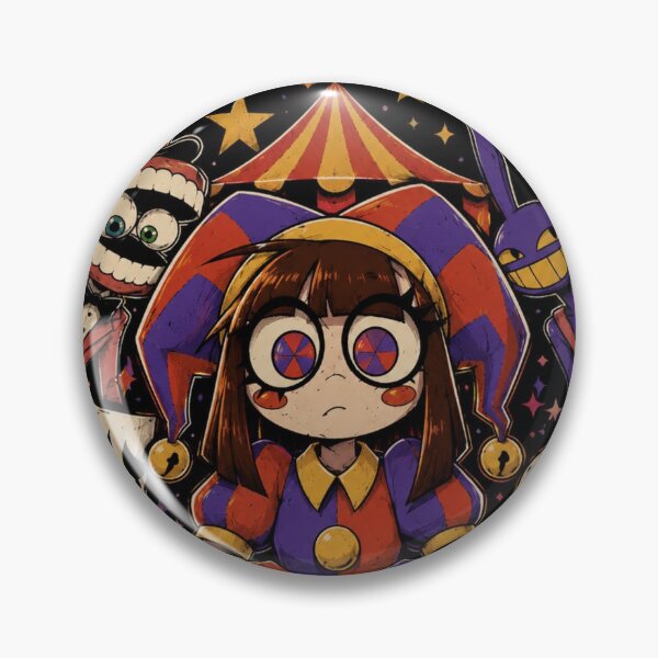 Item preview, Glitch Carnival Jester | Creepy Cute Retro Circus Game Art Inspired by The Amazing Digital Circus designed and sold by bipsybutton.