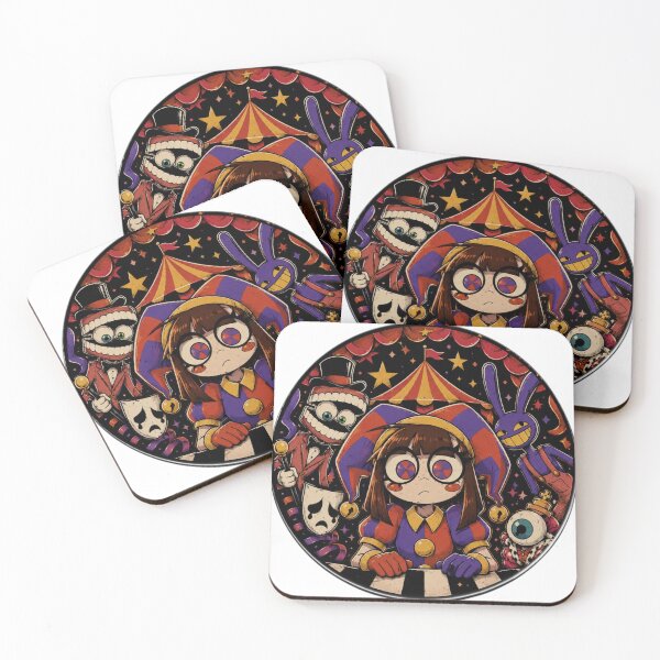 Item preview, Glitch Carnival Jester | Creepy Cute Retro Circus Game Art Inspired by The Amazing Digital Circus designed and sold by bipsybutton.