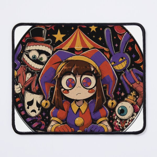 Item preview, Glitch Carnival Jester | Creepy Cute Retro Circus Game Art Inspired by The Amazing Digital Circus designed and sold by bipsybutton.
