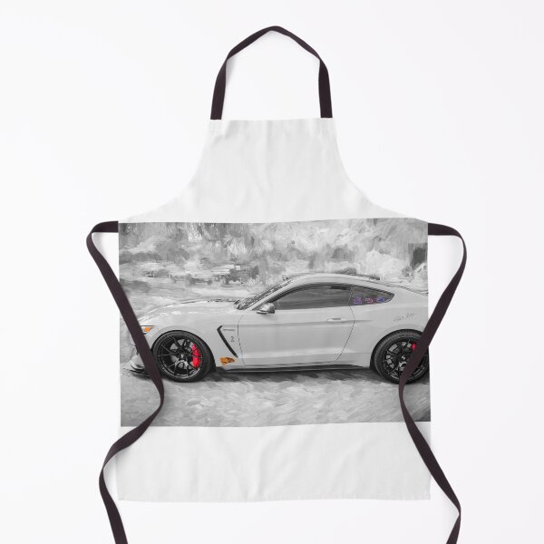 Item preview, 2020 Ford Shelby Mustang GT350 Twister Orange Muscle Car 3/4 Profile Art designed and sold by RichFrancoCars.