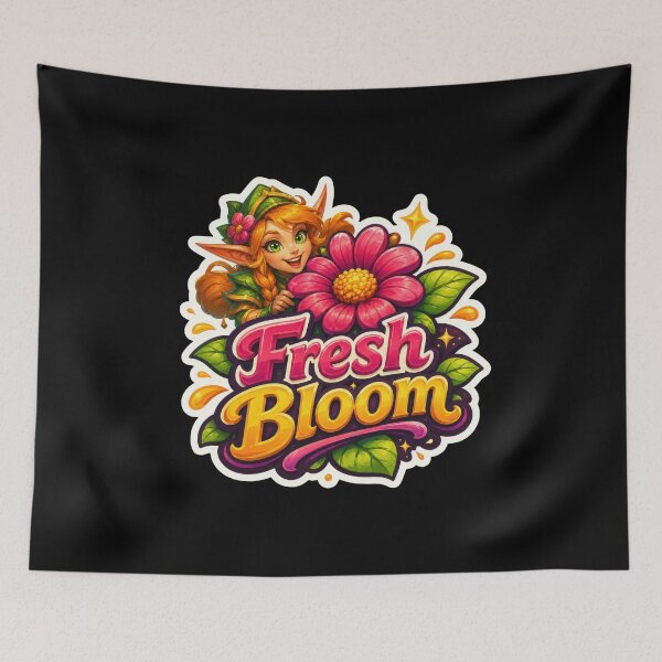Item preview, Fresh Bloom Fantasy Floral Elf Garden Design designed and sold by Sketchlegacy.