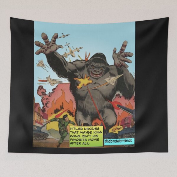 Item preview, King Kong Versus Hitler designed and sold by Absurdo!.
