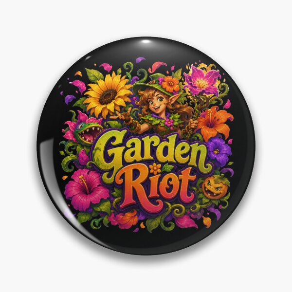 Item preview, Garden Riot Fantasy Floral Elf Garden Design  designed and sold by Sketchlegacy.