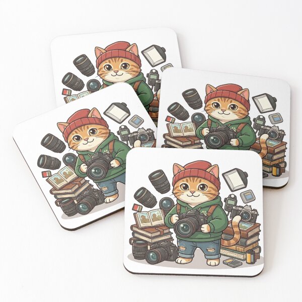 Item preview, Pawsitive Exposure Funny Photographer Cat Camera designed and sold by Wild Horizon Studio.