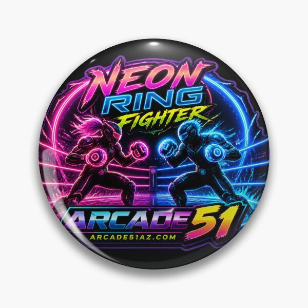 Item preview, Arcade 51: Neon Ring Fighter designed and sold by Arcade51az.