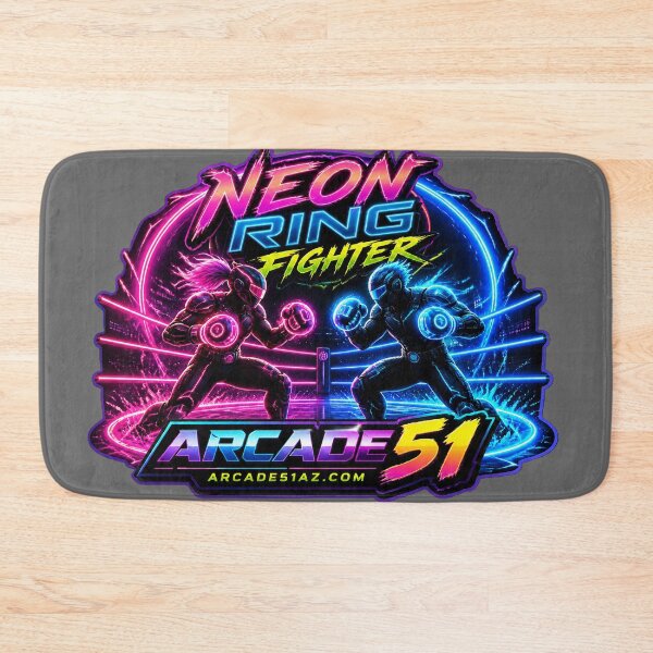 Item preview, Arcade 51: Neon Ring Fighter designed and sold by Arcade51az.