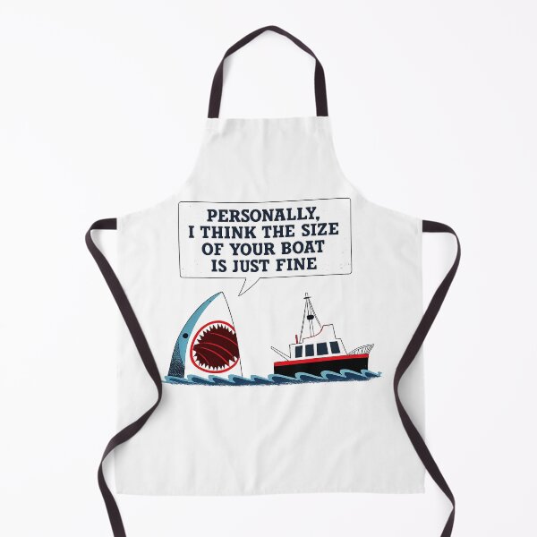 Item preview, Personally I Think the Size of Your Boat Is Just Fine | Funny Shark Humor Design designed and sold by GarnerSupplyCo.