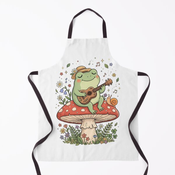 Item preview, Cute Frog Playing Ukulele designed and sold by MzulhilmiZam.