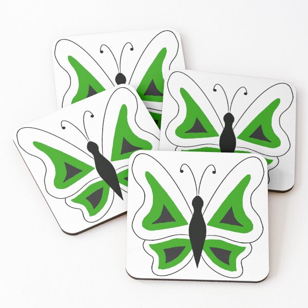 Item preview, Neutrois Pride butterflies designed and sold by Celeste Bocchicchio-Chaudhri.