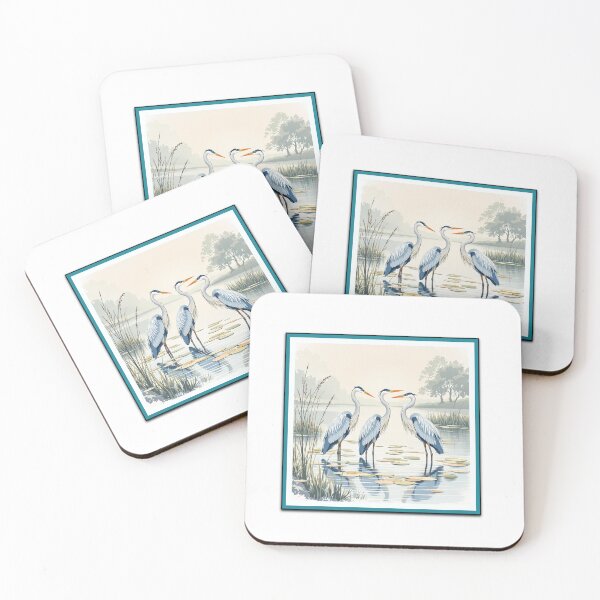 Item preview, Herons designed and sold by Squirrel Adventurous.