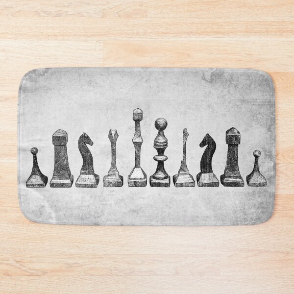 Item preview, 19th Century Hand Carved Wooden Chess Set Dark Gaming Art designed and sold by Ghoul Enterprises.