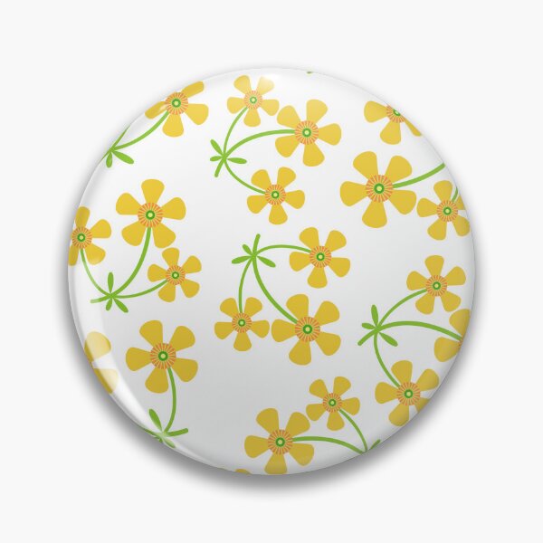 Item preview, March 2nd Birth Flower Meadow Buttercup Pattern designed and sold by birthflower.