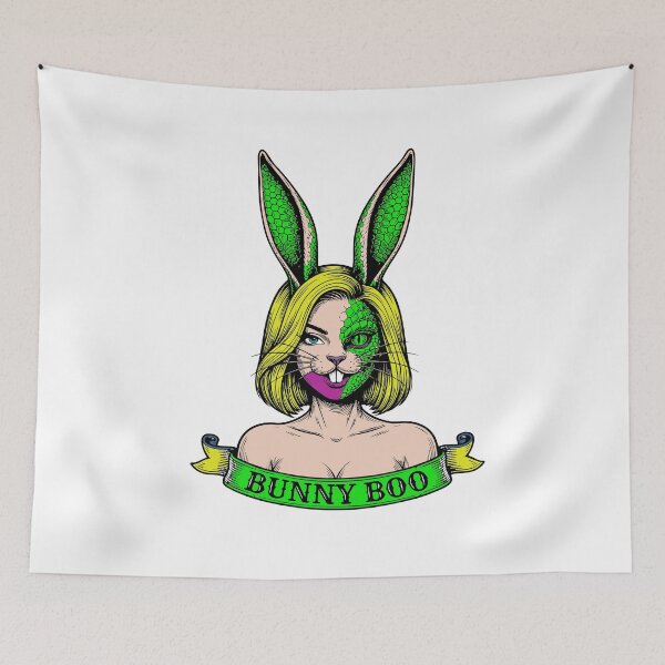 Item preview, BooBunny Monster – Half Rabbit, Half Lizard designed and sold by creepyprints.