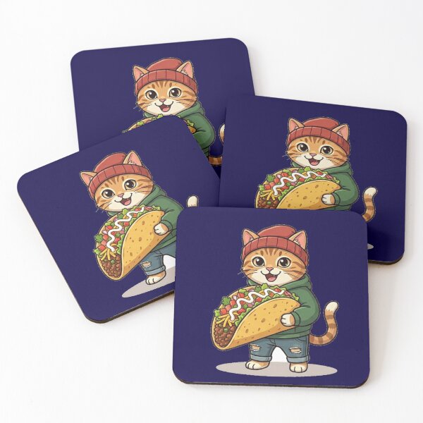 Item preview, Taco Cat Spelled Backwards Funny Foodie Meme designed and sold by Wild Horizon Studio.