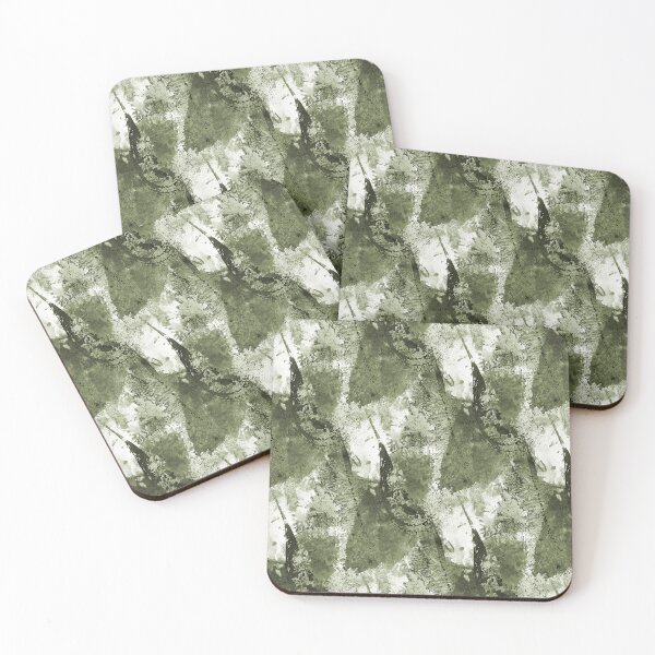 Item preview, Grunge Textured Abstract in Green designed and sold by Artistestella.