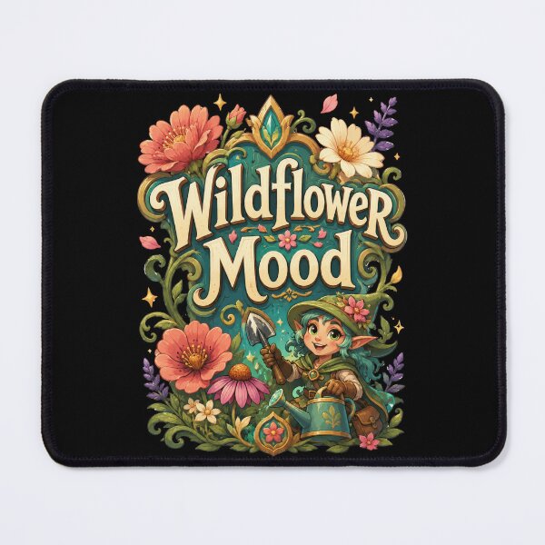 Item preview, Wildflower Mood Whimsical Garden Fantasy Design designed and sold by Sketchlegacy.