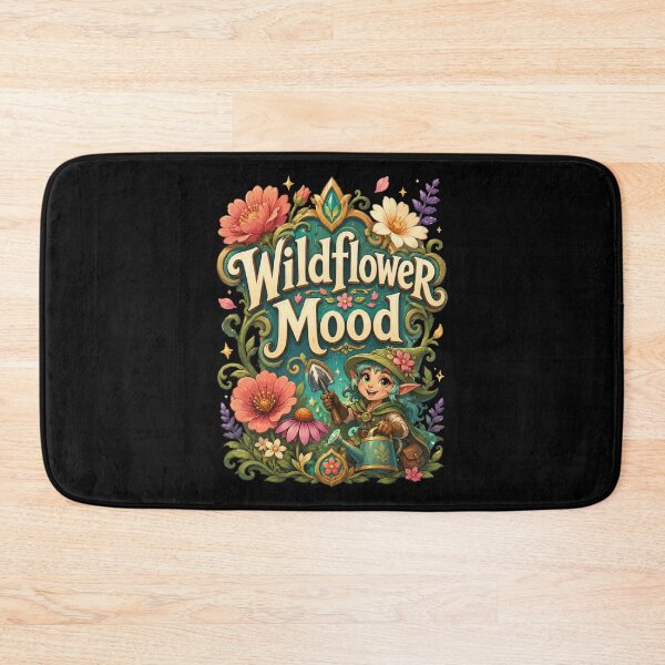 Item preview, Wildflower Mood Whimsical Garden Fantasy Design designed and sold by Sketchlegacy.