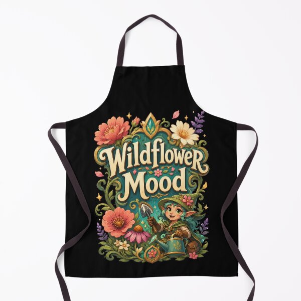 Item preview, Wildflower Mood Whimsical Garden Fantasy Design designed and sold by Sketchlegacy.