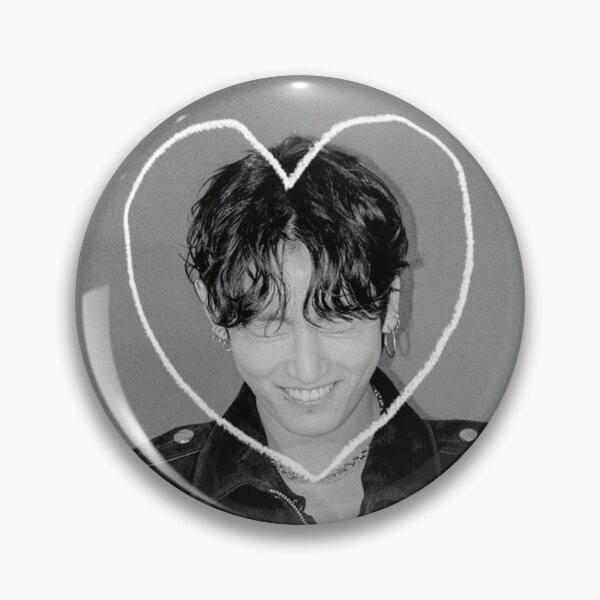 Item preview, Aesthetic Jungkook Smiling Heart Doodle designed and sold by Mooncreates7.
