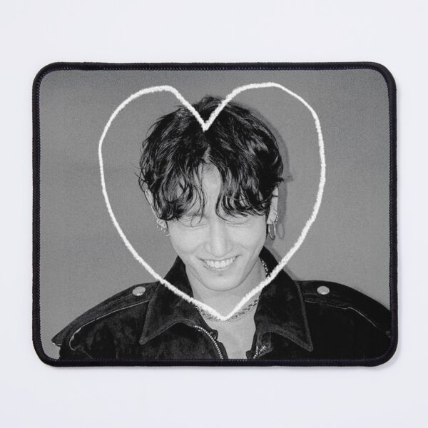 Item preview, Aesthetic Jungkook Smiling Heart Doodle designed and sold by Mooncreates7.