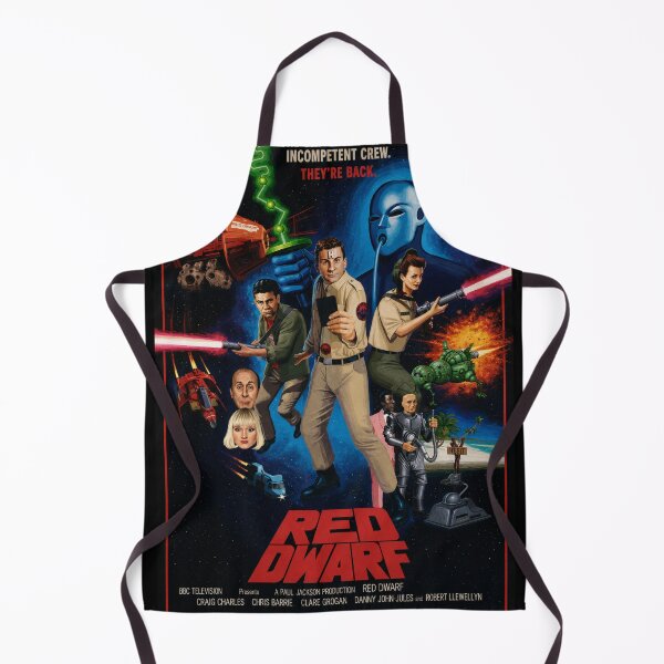 Item preview, Red Dwarf Inspired Retro Sci-Fi Comedy Poster | Space Crew Fan Art Design designed and sold by GarnerSupplyCo.