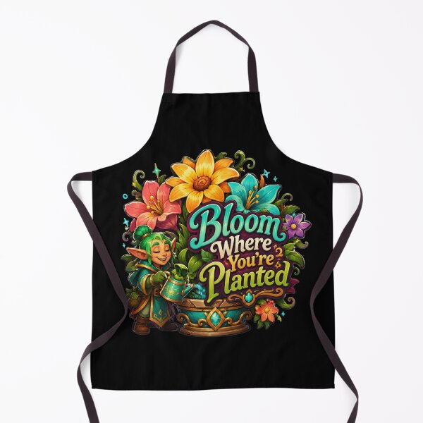 Item preview, Bloom Where You're Planted Whimsical Garden Fantasy Design designed and sold by Sketchlegacy.
