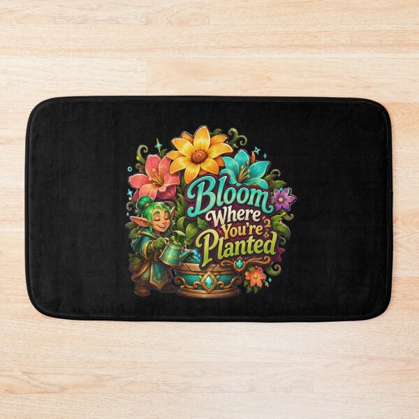Item preview, Bloom Where You're Planted Whimsical Garden Fantasy Design  designed and sold by Sketchlegacy.