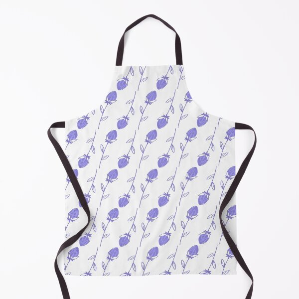 Item preview, Diagonal floral (purple on white) designed and sold by Boy and Belugee.