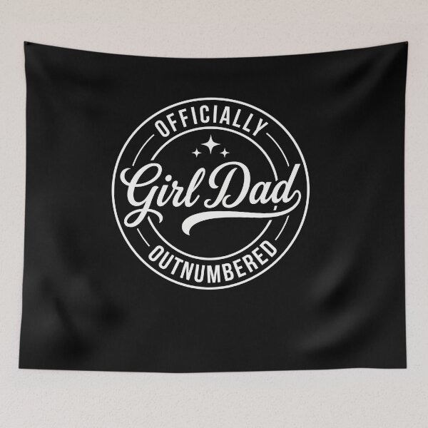 Item preview, Officially Girl Dad Outnumbered Father Daughters Parenting designed and sold by SofenArt.